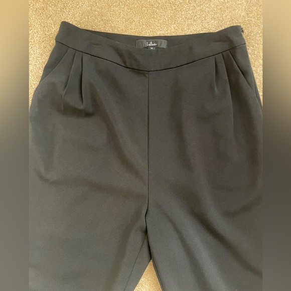 Lulus Polyester Pleated Trousers - Business Professional Pockets Side Zipper - Picture 5 of 11